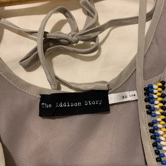 Selling a grey top from The Addison Story line, XS - Picture 3 of 3